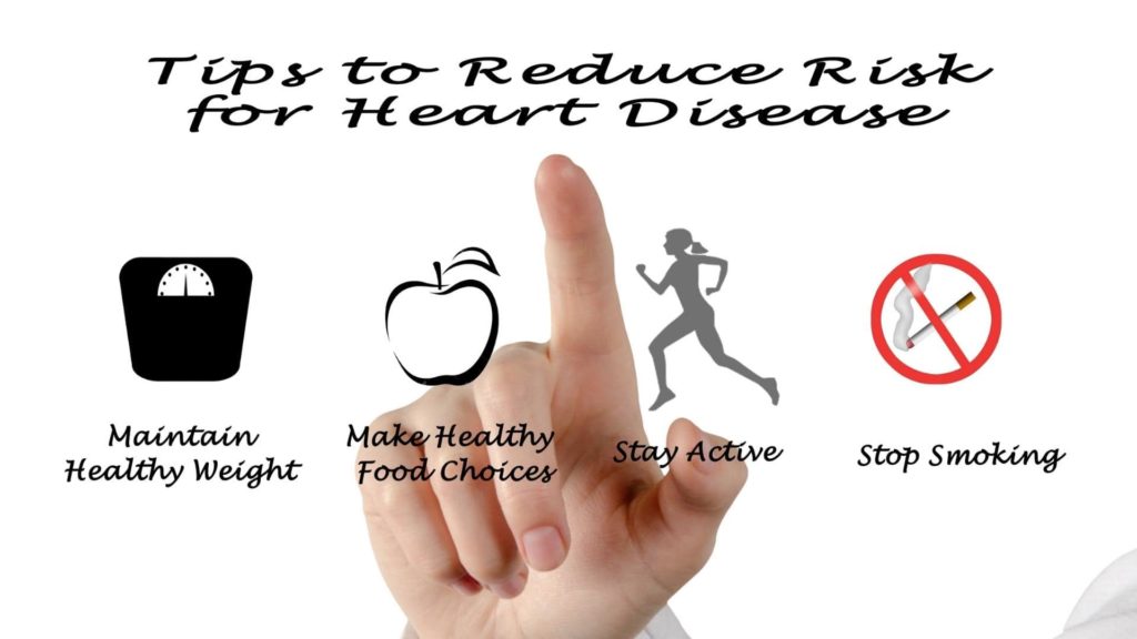 Illustration to reduce risk factors related to heart disease