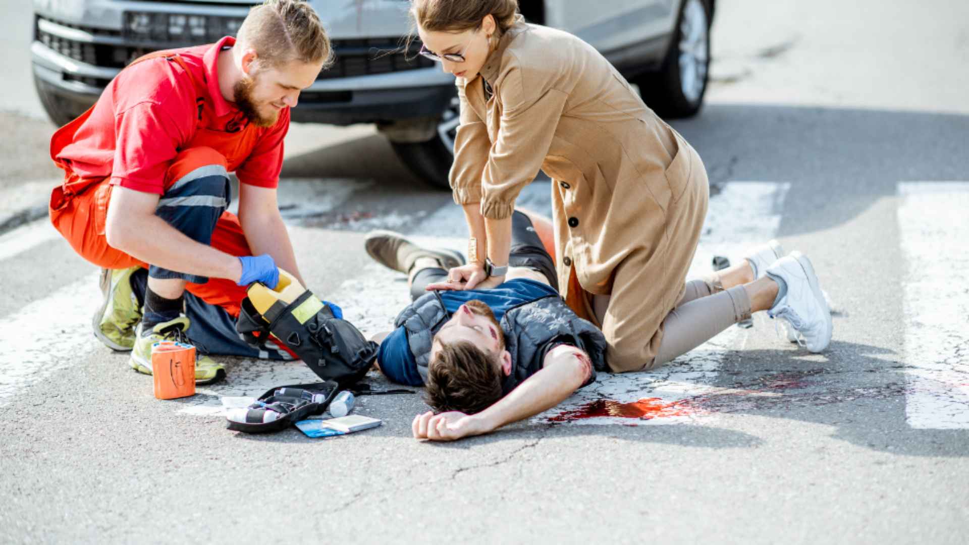 CPR in an accident