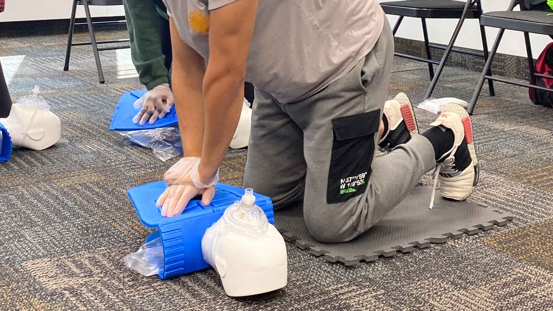 First aid training