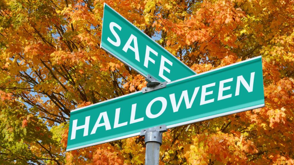 Halloween Safety Sign